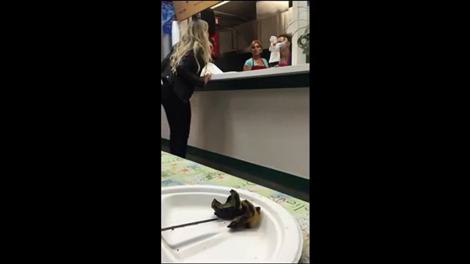 LiveLeak.com - Angry Woman Berates Employees over Kabab Order