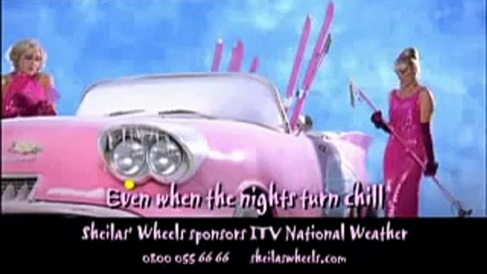 Sheilas' Wheels ITV Weather sponsorship - Chill