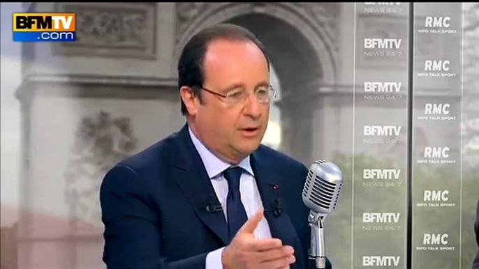 Interview de François Hollande par Jean-Jacques Bourdin : "J'ai des regrets, j’aurais pu faire plus vite"