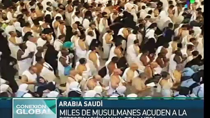 Arabia Saudita: inician musulmanes peregrinación anual a La Meca