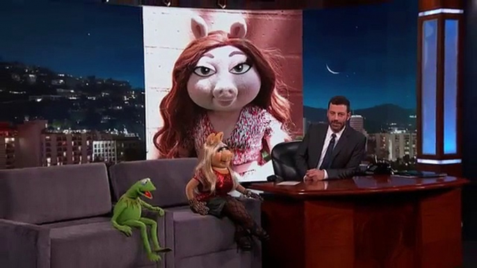 Kermit the Frog & Miss Piggy on Jimmy Kimmel Live