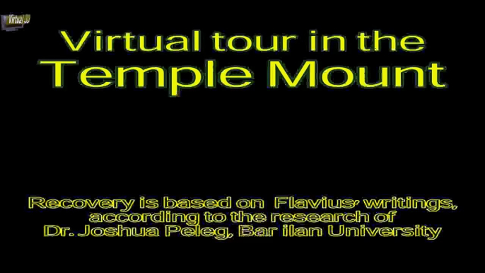 Virtual tour in Jerusalem, on Herods Temple Mount (HD)