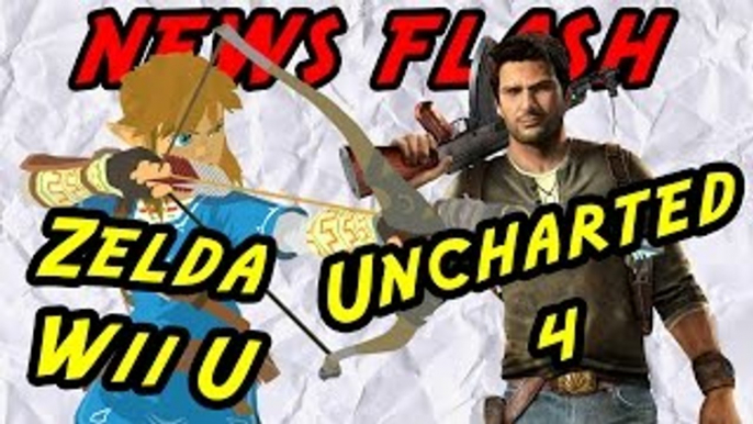 First Zelda Wii U, Uncharted 4 and Street Fighter 5 gameplay - News Flash