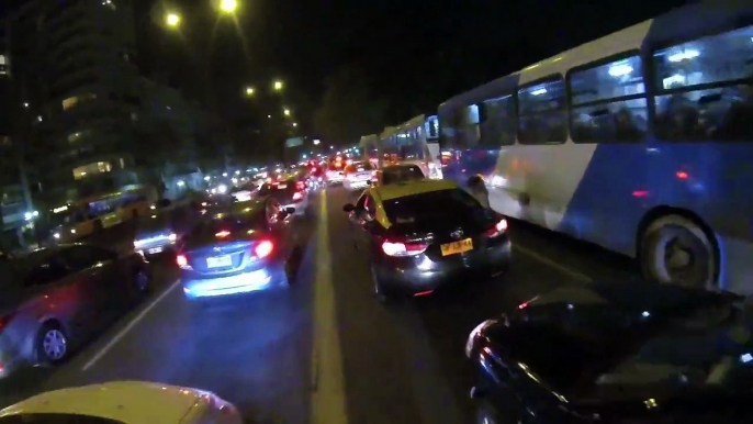 La hora del taco, en bicicleta (Santiago, Chile)