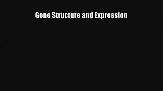 AudioBook Gene Structure and Expression Online