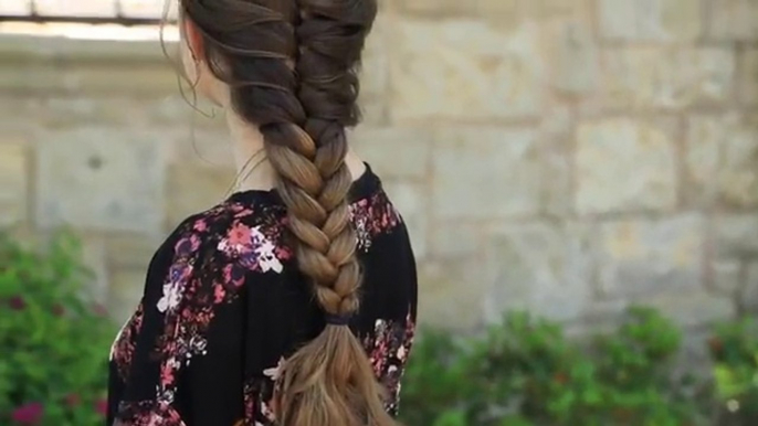 Faux French Braid _ Cute Girls Hairstyles