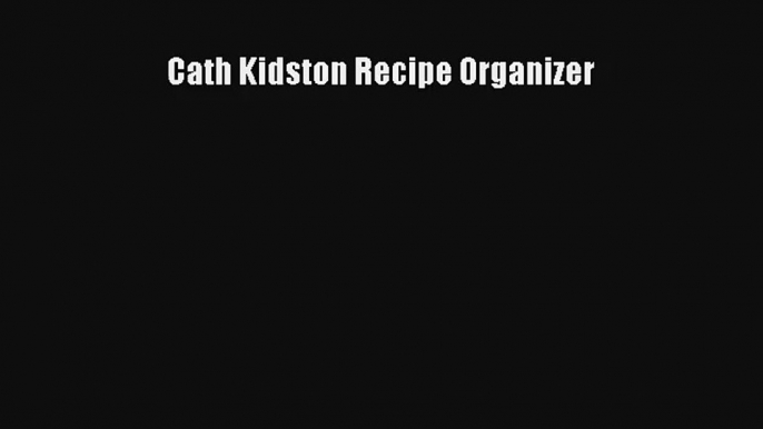 AudioBook Cath Kidston Recipe Organizer Online