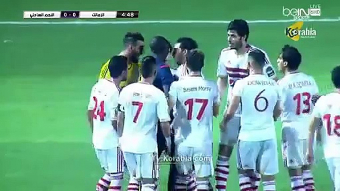 ملخص مباراة الزمالك والنجم الساحلي 3-0 الكامل كاس الاتحاد الافريقى - عصام الشوالي 2015