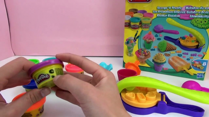 Play Doh 10 Renkli Ouyun Hamuru Paketi - Oyun Hamuru ile Dondurma yapımı