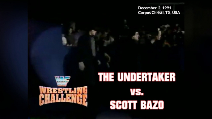 1991-12-02 WWF Wrestling Challenge - The Undertaker VS Scott Bazo