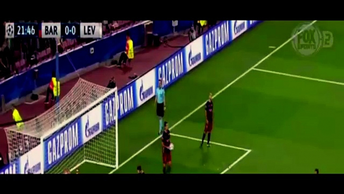 FC Barcelona VS Bayer Leverkusen 2-1 - All Goals - 29-09-2015 UCL