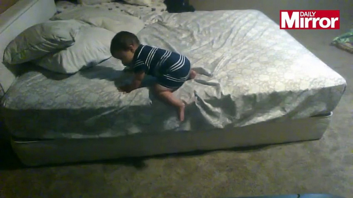 Parents set Hidden Camera Up to Record Baby, They are Shocked by What He Gets Upto