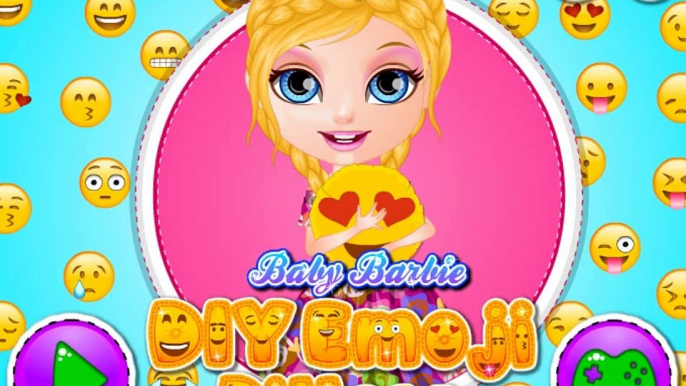 Baby Barbie Diy Emoji Pillow - Game for Little Girls