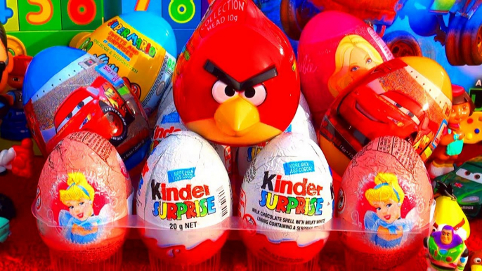 Kinder Surprise eieren Angry Birds uitpakken ~ Unboxing Angry Birds Surprise eggs