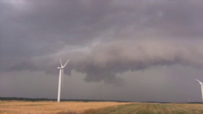 Chasse aux orages (27 juillet 2012) - Fin de journée orageuse en Meuse