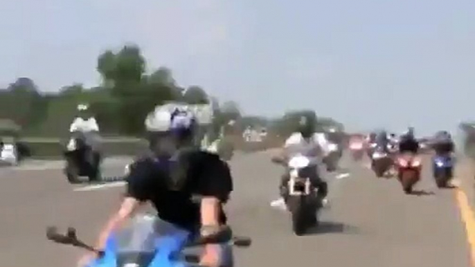 Motorcycle crash caught on tape Motorcycle Fail motor bike accident bike collision motorra