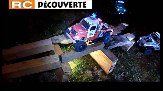 Rc Scale Trial Crawler 4x4 Tout Terrain Noctune Crawl de Nuit Part 2 Remake