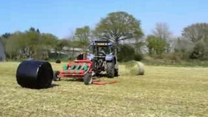 Enrubannage d'herbe