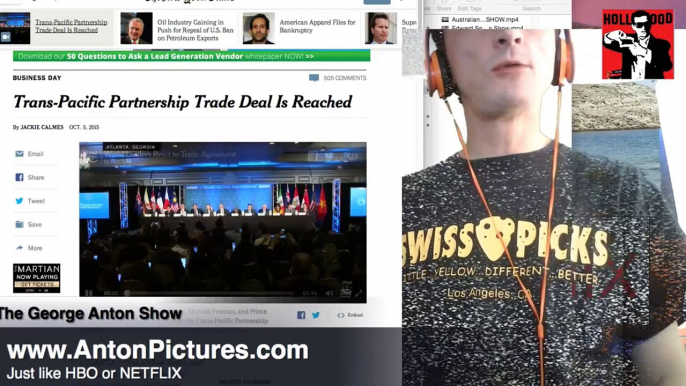 Trans-Pacific Partnership Trade Deal Is Reached Parody The George Anton Show