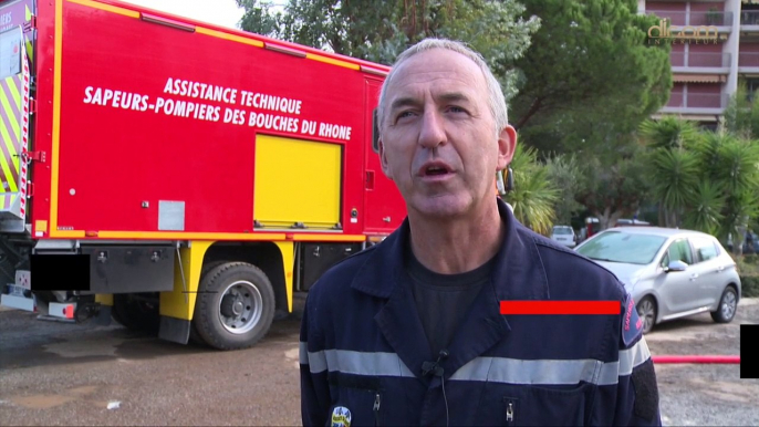 Inondations dans les Alpes-Maritimes - La mobilisation des sapeurs-pompiers