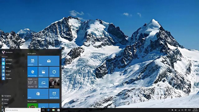 Windows 10 Build 10558   Messaging  Skype  Microsoft Edge   MORE..