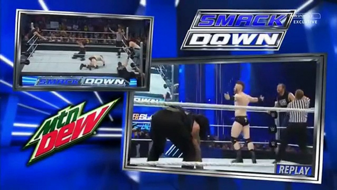 WWE Smackdown 8/20/15 Ambrose, Reigns, Orton, Cesaro vs. Sheamus, Owens, Bray Wyatt, Luke Harper