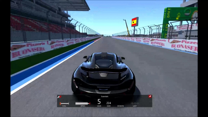 McLaren P1, Sochi Autodrom, Chase/Onboard, Assetto Corsa, i5 4690 R7 370