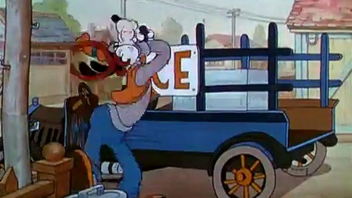 Mickey Mouse Cartoon - The Moving Day (1936) (Co-starring Donald and Goofy)