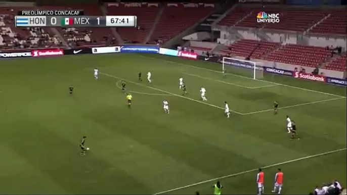 Victor Guzman Amazing Goal - Mexico 2-1 Honduras (CONCACAF Olympic Qualifying 2015)