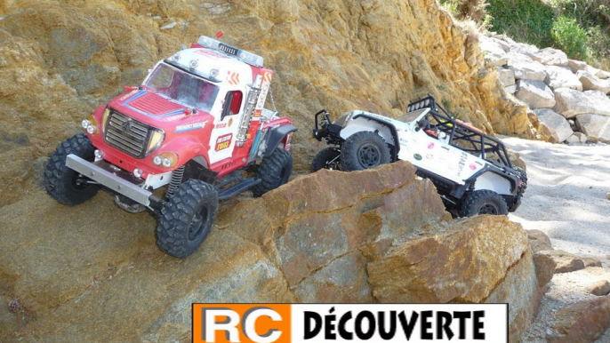 RC Crawler Scale Trial 4x4 sable rochers Plage Piriac Mesquer 44 Loire Atlantique Grand Ouest