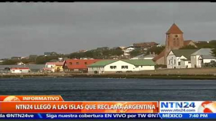 NTN24 recorre las 'Islas Malvinas' o 'Falklands' que Argentina reclama como suyas