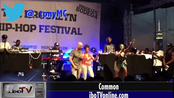 Brooklyn Bodega - BHF '15 - "Common brings out Foxy Brown during the Brooklyn Hip-Hop Festival 2015" (iboTV)