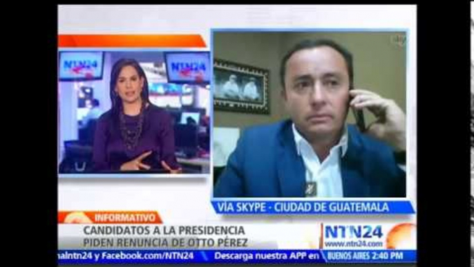 Presidente Otto Pérez Molina se pronuncia sobre acusaciones en su contra por corrupción en Guatemala