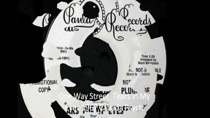 One Way Street  "Tears in My Eyes" 1967 Canada Psych garage