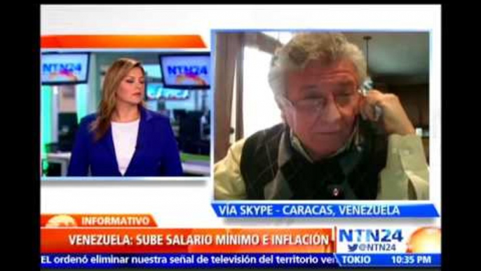 Economista explica en NTN24 cómo entender el aumento del salario mínimo venezolano