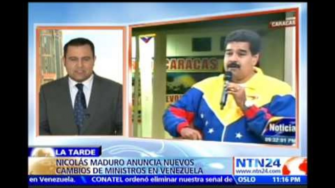 Nicolás Maduro nombra nuevo ministro de Defensa y nueva ministra del Interior, Justicia y Paz