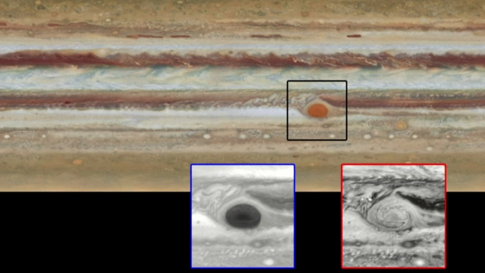 Jupiter's Great Red Spot explored in new images