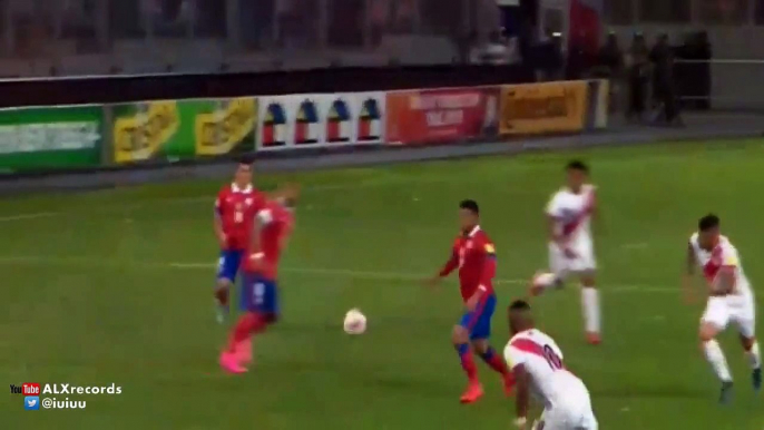 Peru vs Chile 3-4 Goles y Resumen Completo (Eliminatorias Rusia) 2015