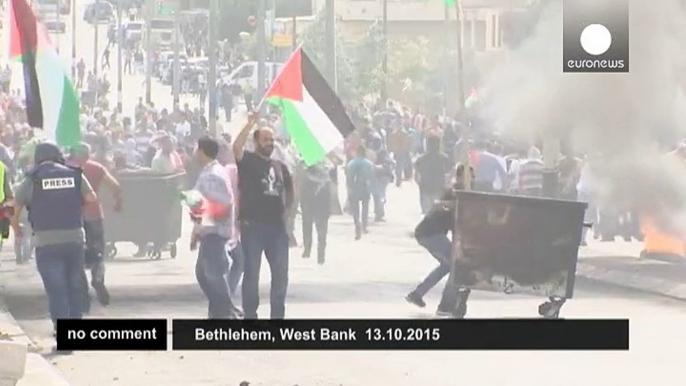 Palestinian youth clash with Israeli forces on "Day of Rage"