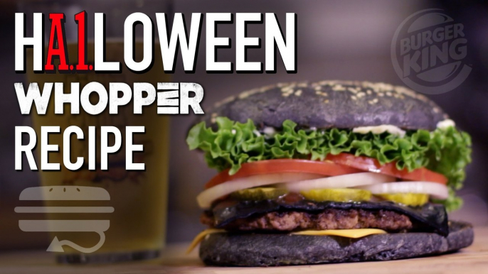 HOW TO MAKE Burger King  |  A.1. Halloween Whopper Copycat Recipe  |  HellthyJunkFood