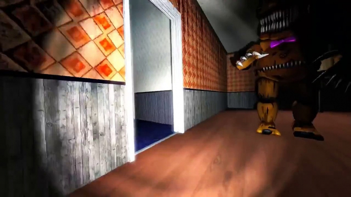 [SFM FNAF] Plushtrap Vs Nightmare, Bonnie, Foxy, Freddy, Chica Y FredBear LMDF.