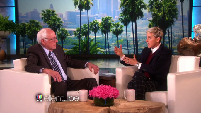 Stop Everything You're Doing And Watch Bernie Sanders Dance On Ellen