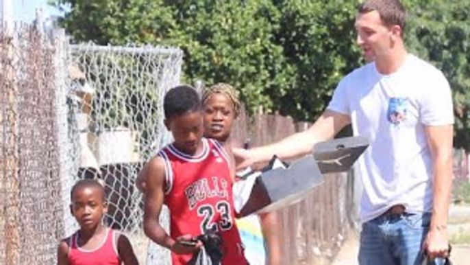 Giving Away Jordans In Compton