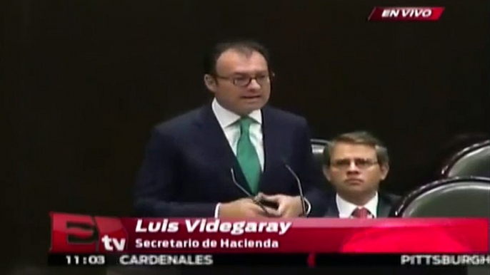 Luis Videgaray comparece ante el pleno de la Cámara de Diputados/ Discurso