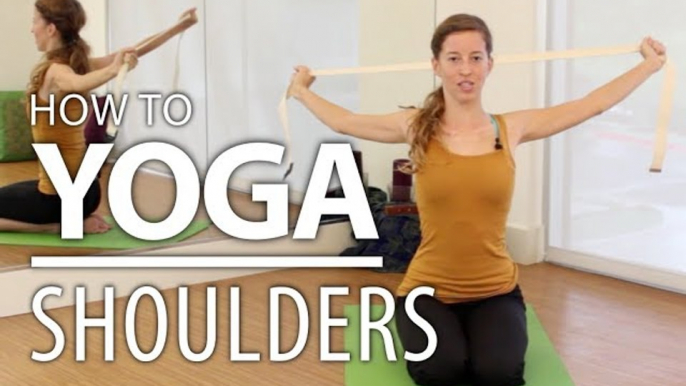 Yoga for Back Pain - Shoulder Stretch Yoga for Shoulder & Neck Pain, Yoga for Beginners