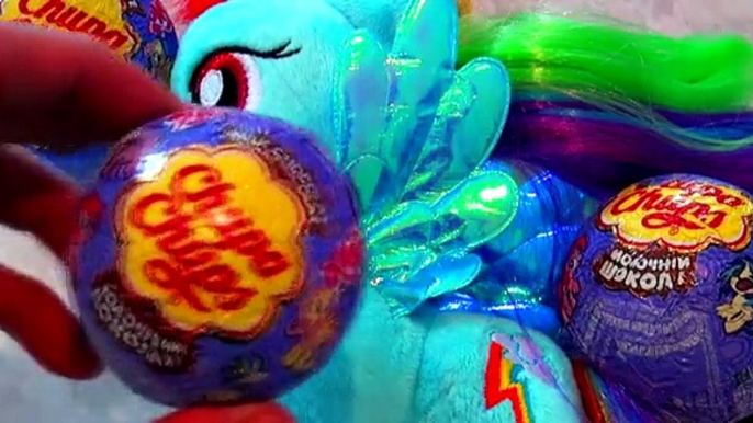 My Little Pony Chupa Chups Surprise Eggs Milk Chocolate Candy Toy Surprises MLP FluffyJet [Full Episode]