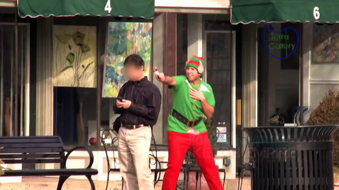 Christmas Elf Prank Scares and Cares