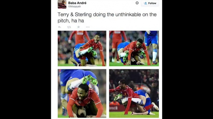 The best Memes on the John Terry tackle on Raheem Sterling during Liverpool v Chelsea