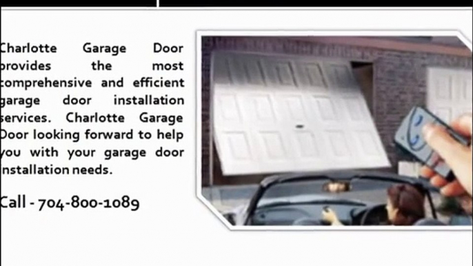 Garage Door Repair Charlotte NC