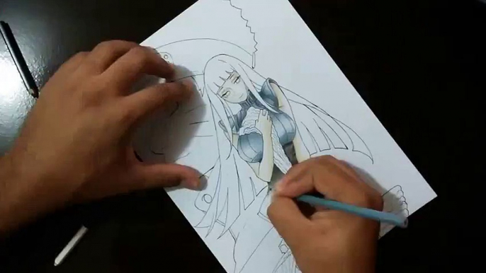 Speed Drawing Naruto and Hinata (Naruto The Last)